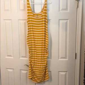 Mustard Old Navy Maternity dress